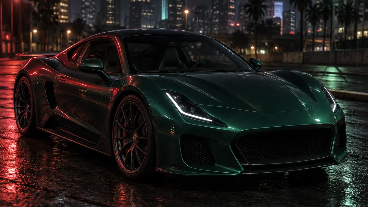 AI-generated render of the Lampadati Corsita