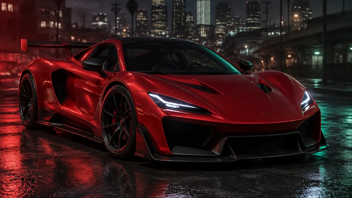 AI-generated render of the Progen Itali GTB Custom