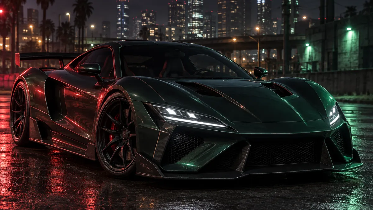 AI-generated render of the Benefactor LRC GT