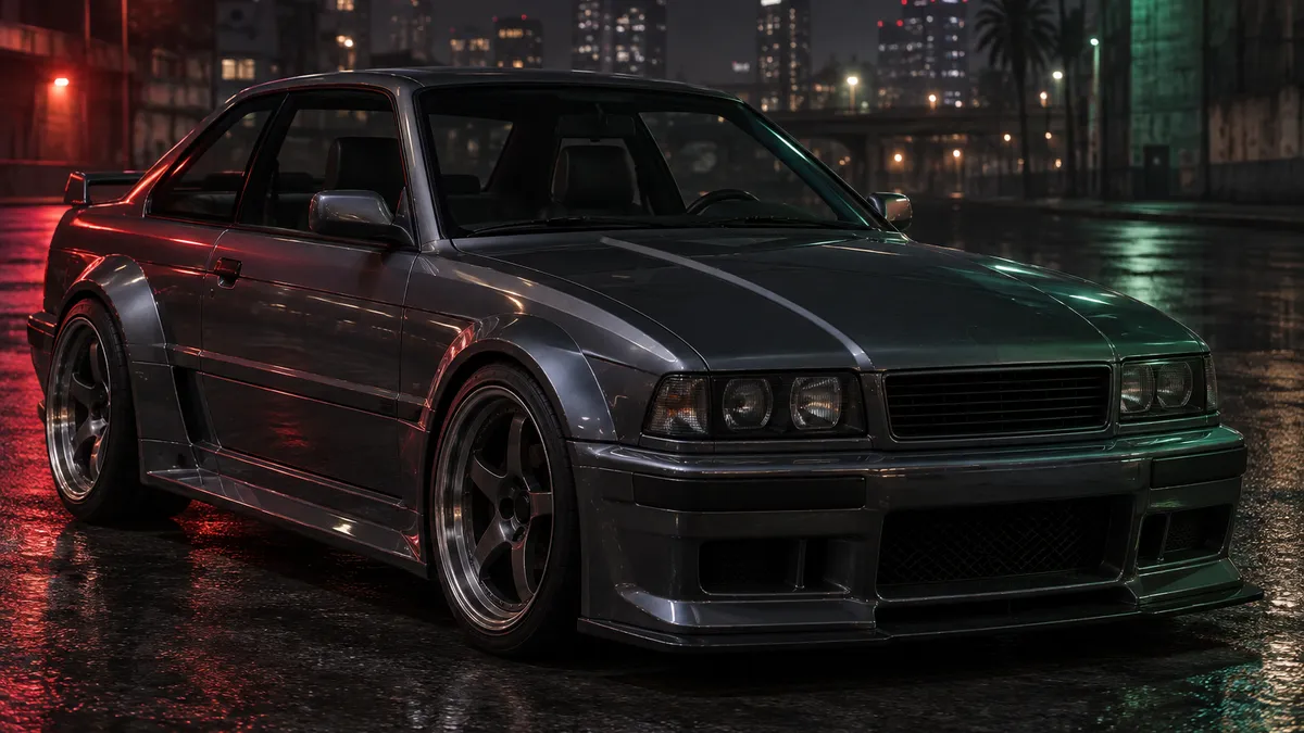 AI-generated render of the Ubermacht Sentinel Classic Widebody